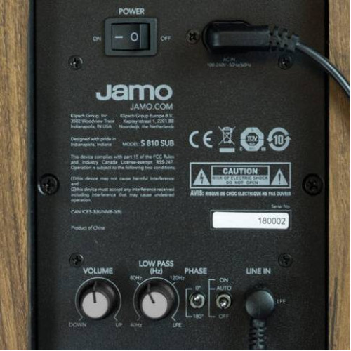 Jamo S 810 SUB Walnut