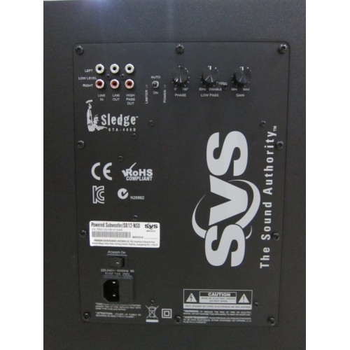 SVS SB12-NSD Black