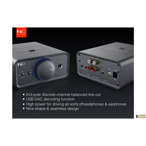 FIIO K5 Headphone Amplifier Titanium