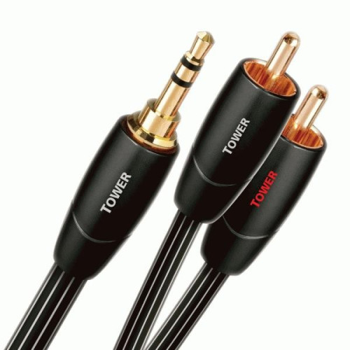 AUDIOQUEST TOWER 3.5 мм - 2RCA 2.0 м