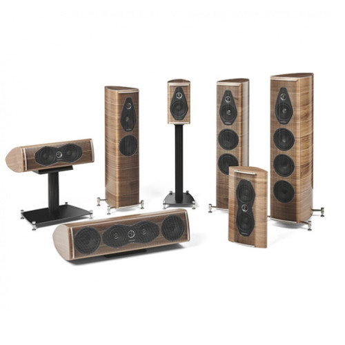 Sonus Faber Olympica Nova On Wall Walnut