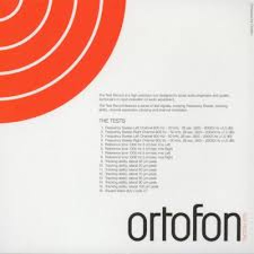 Вініловий диск LP Ortofon Test Record 