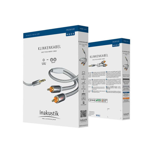 Inakustik Premium 3,5mm Mini Jack > 2 x RCA 3,0m 