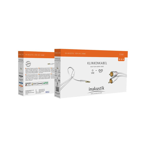 Inakustik Star 3,5mm Mini Jack - 2RCA 0,5m