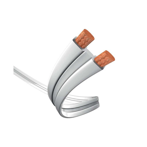Inakustik Premium LS-Kabel Flat 2 x 2,5 mm² 130m white