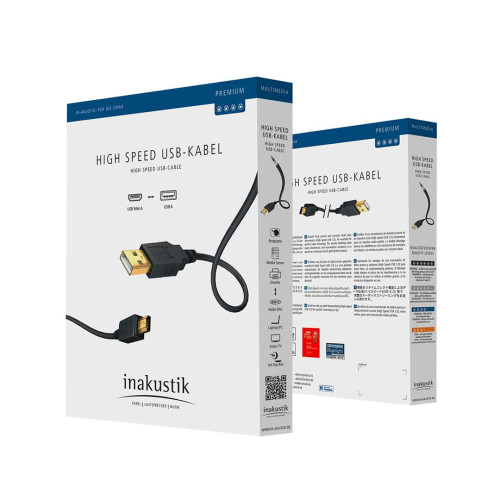 Inakustik Premium USB A - USB В 2,0m