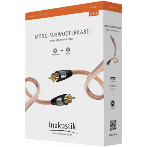 Inakustik Star Audio Mono SUB 3,0m