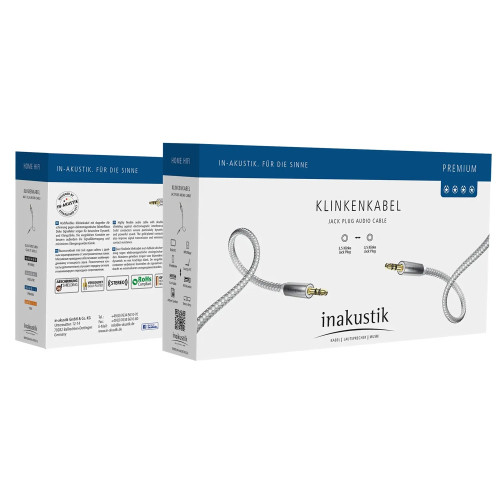 Inakustik Premium 3,5mm Mini Jack > 3,5mm Mini Jack 1,5m