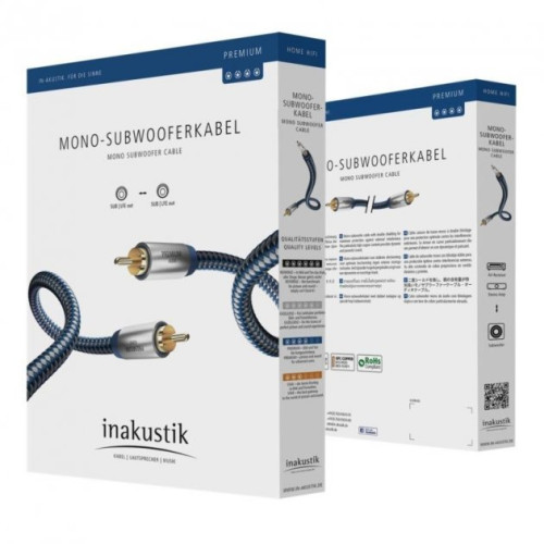 Inakustik Premium Audio Mono SUB 3,0m