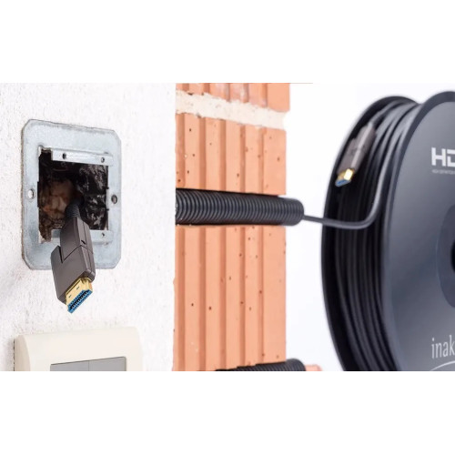 Inakustik Exzellenz Profi HDMI2.0b optical fiber cable 24Gbps 15,0m