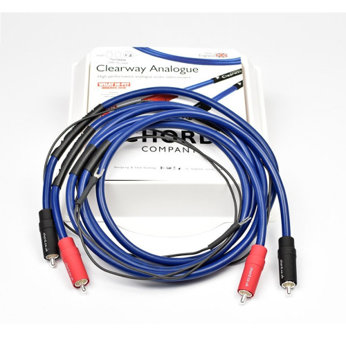 CHORD Clearway 2RCA to 2RCA Turntable (with fly lead) 1.2m