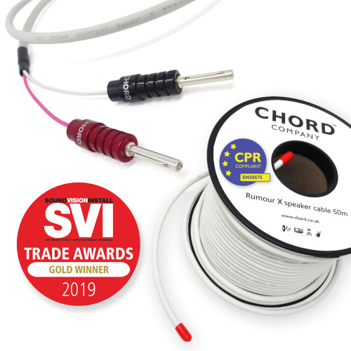 CHORD RumourX Speaker Cable Box 50m