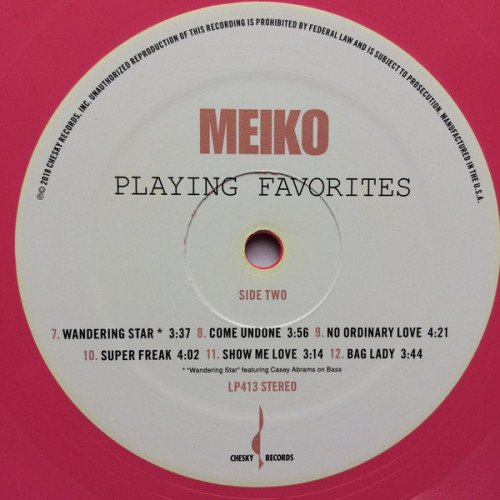 Вініловий диск Meiko: Playing Favorites