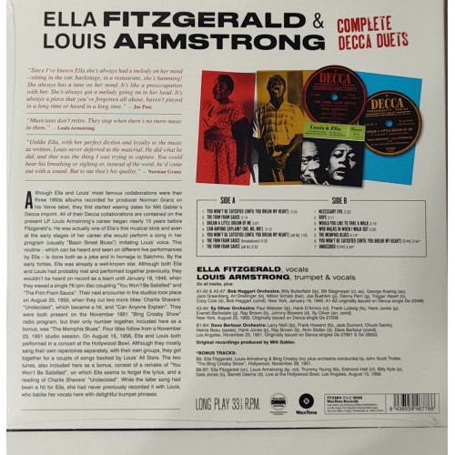 Вініловий диск Ella Fitzgerald & Louis: Complete.. -Bonus Tr