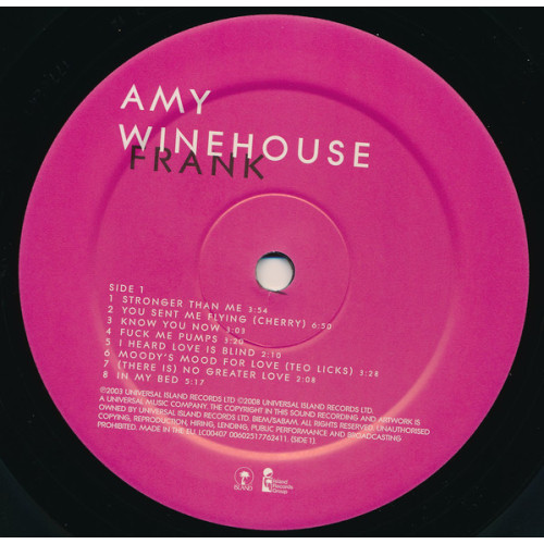 Вініловий диск 2LP Amy Winehouse: Frank -Hq/Download (180g)
