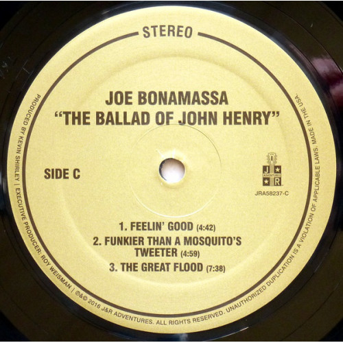 Вініловий диск LP Joe Bonamassa: Ballad Of John Henry-Ltd