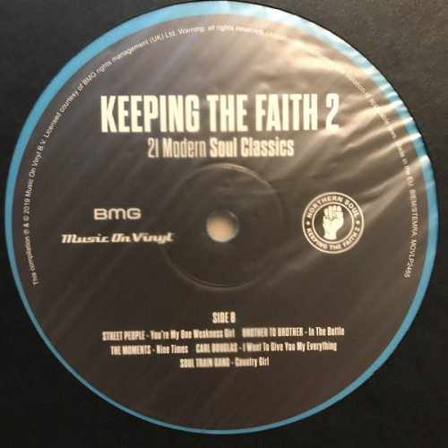 Вініловий диск V/A: Keeping The Faith 2-Clrd (180g) /2LP