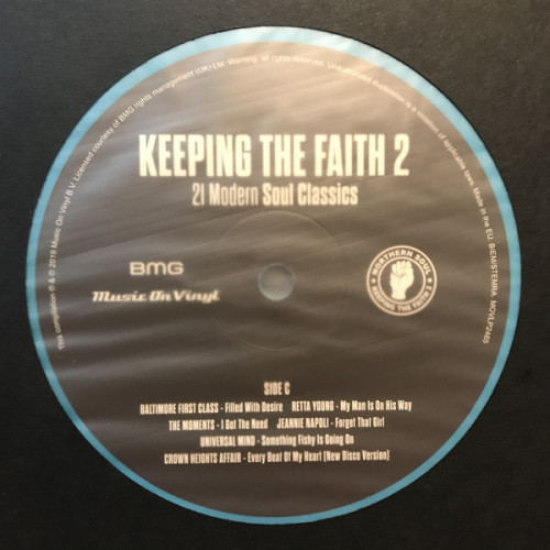 Вініловий диск V/A: Keeping The Faith 2-Clrd (180g) /2LP