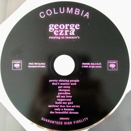 Вініловий диск George Ezra: Staying At Tamara's-LP+CD (180g) /2LP