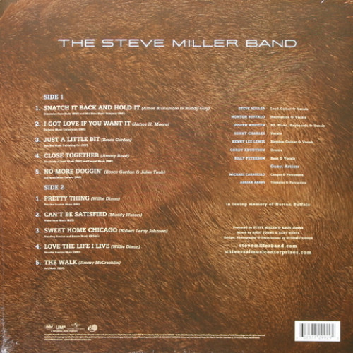Вініловий диск Steve Miller - Band: Let Your Hair Down -Hq