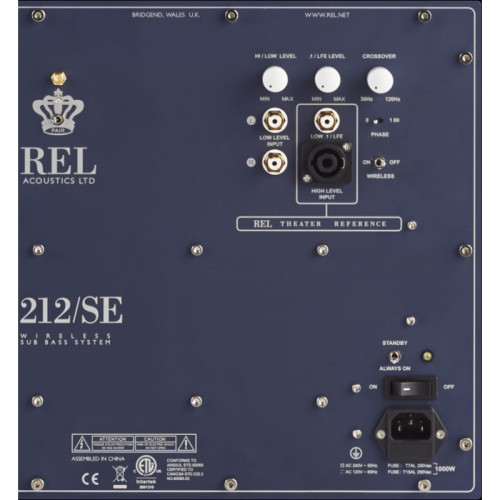 REL 212SE Piano Black