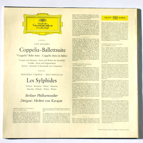 Вініловий диск LP Delibes/Chopin: Ballet Suite & Les.. -Hq