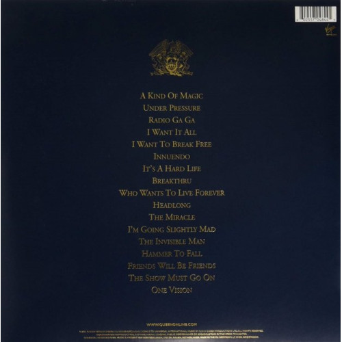 Вініловий диск Queen: Greatest Hits 2 -Remast /2LP