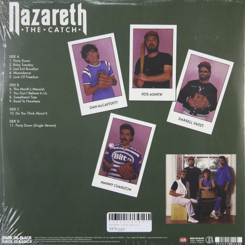 Вініловий диск Nazareth: Catch -Ltd-Hq /2LP