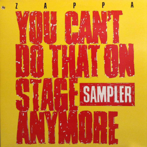 Вініловий диск Frank Zappa: You Can't Do That.. -Rsd /2LP