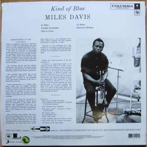 Вініловий диск Miles Davis: Kind Of Blue -Ltd /2LP