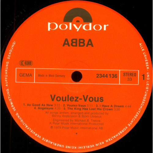 Вініловий диск Abba: Voulez-Vous-Hq/Ltd