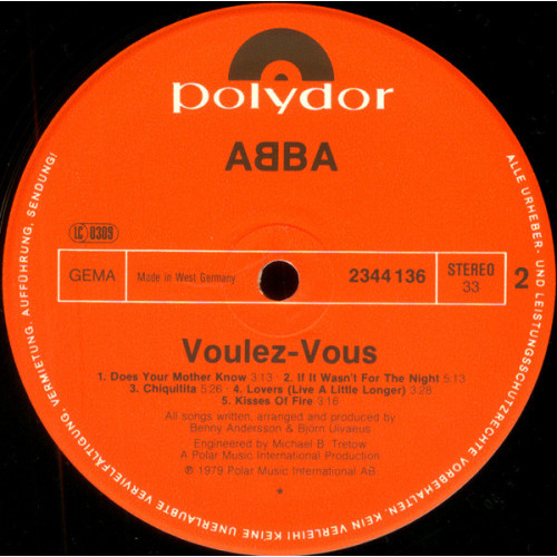 Вініловий диск Abba: Voulez-Vous-Hq/Ltd