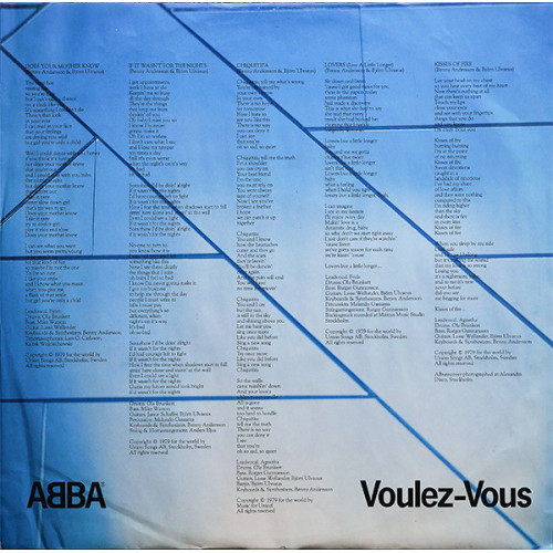 Вініловий диск Abba: Voulez-Vous-Hq/Ltd