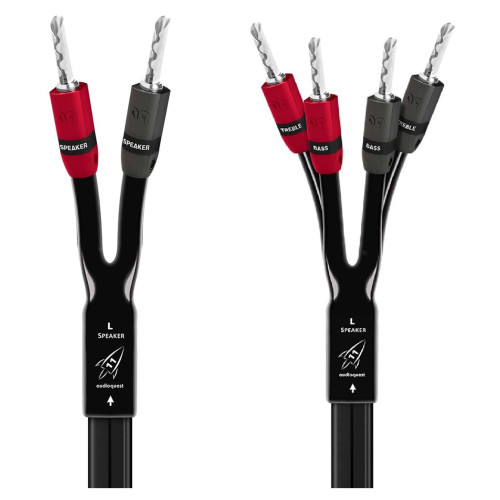 AUDIOQUEST ROCKET 11 SBW SureGrip 300 Ban/G Pair 2.5m 