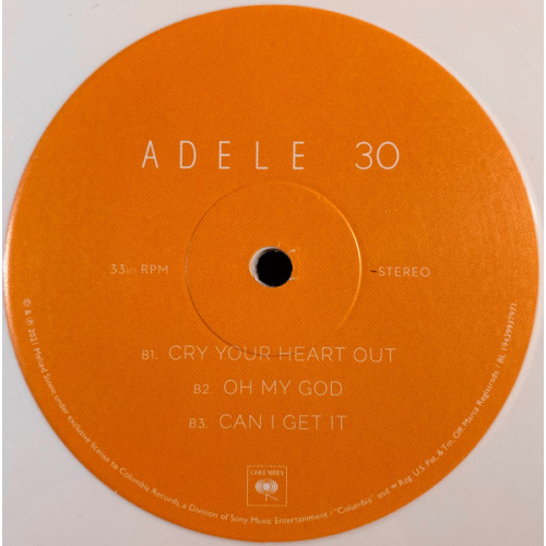 Вініловий диск Adele: 30 -Hq/Gatefold