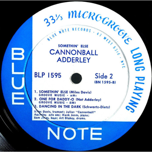 Вініловий диск Cannonball Adderley: Somethin' Else