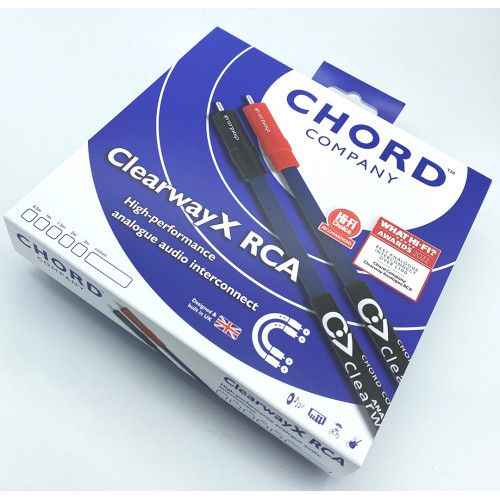 CHORD ClearwayX 2RCA to 2RCA 0.5m
