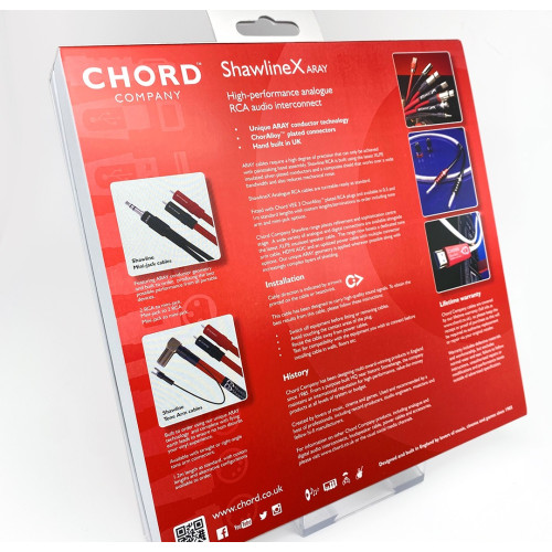 CHORD ShawlineX 2RCA to 2RCA 1m