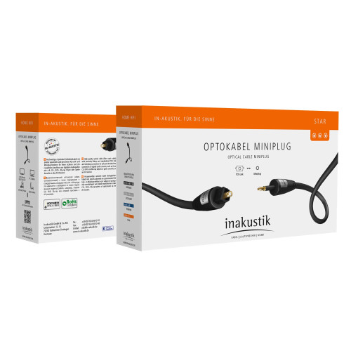 Inakustik Star Opto 3,5 Mini <> Toslink 0,75m