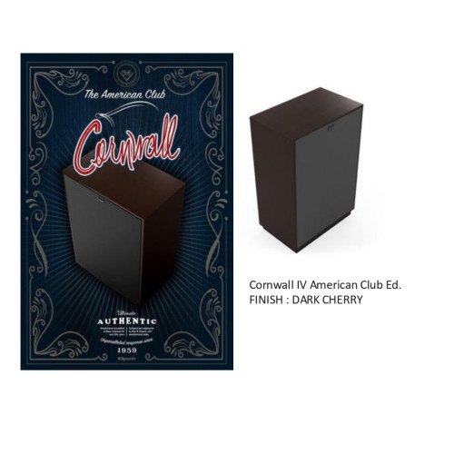 Klipsch Cornwall IV American Club Ed. Dark Cherry