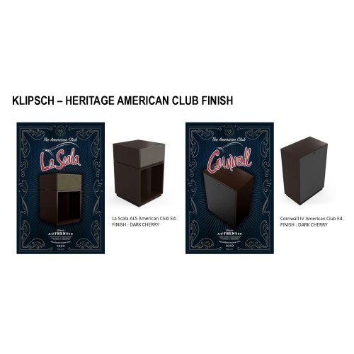 Klipsch Cornwall IV American Club Ed. Dark Cherry