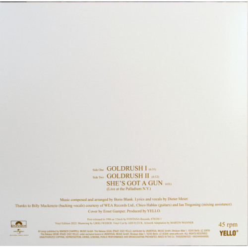 Вініловий диск Yello: One Second /2LP