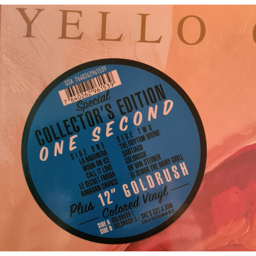 Вініловий диск Yello: One Second /2LP