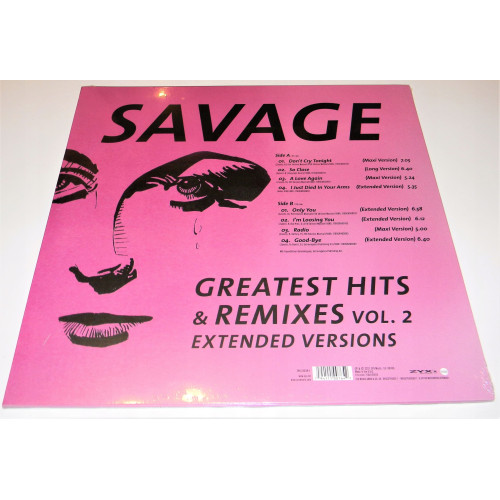 Вініловий диск Savage: Greatest Hits & Remixes II
