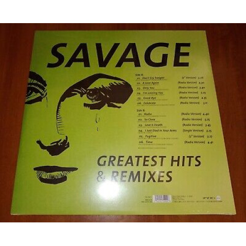 Вініловий диск Savage: Greatest Htis & Remixes