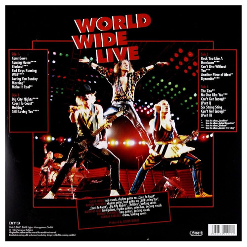 Вініловий диск Scorpions: World Wide Live /2LP