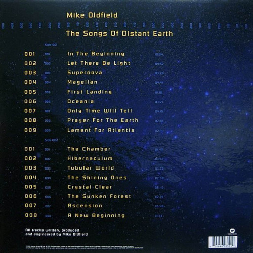 Вініловий диск Mike Oldfield: Songs Of Distant Earth