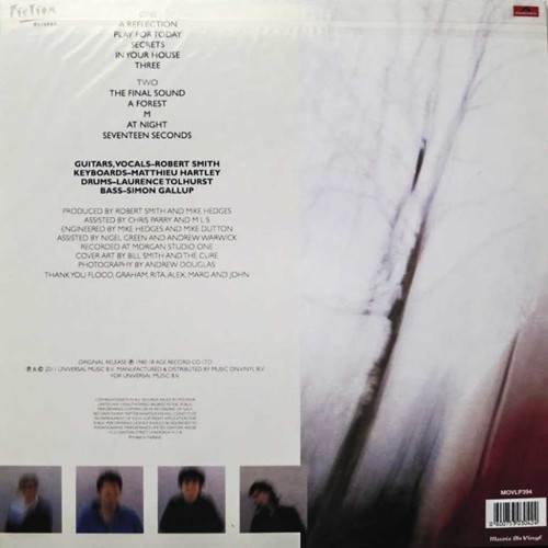 Вініловий диск The Cure: Seventeen Seconds