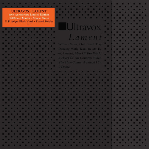 Вініловий диск Ultravox: Lament /2LP