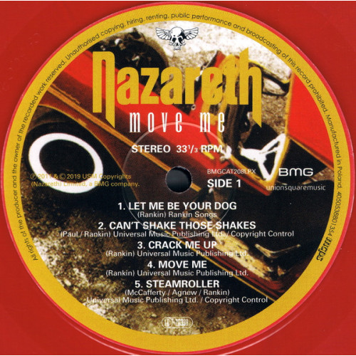 Вініловий диск Nazareth: Move Me